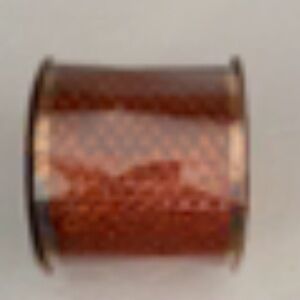 Crafters Square Ribbon Rust Color, Shiny & Sparkle. 9 feet; 2.5”X108” 3yds / 9ft
